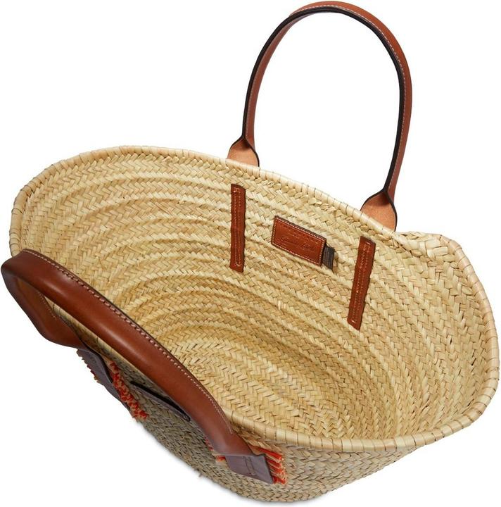 Actual product image The Bridge Clara - carrier bag made of straw and leather