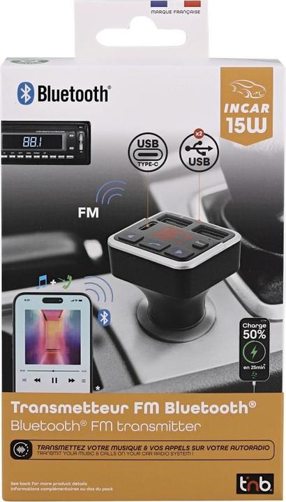 Image du produit T'nB TNB FMCT07V2 3 in 1 Bluetooth FM transmitter