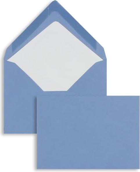 Actual product image Blanke Envelopes 81x114mm (DIN C7) 100g/sqm gummed PU=100 pieces dark blue (100 x)