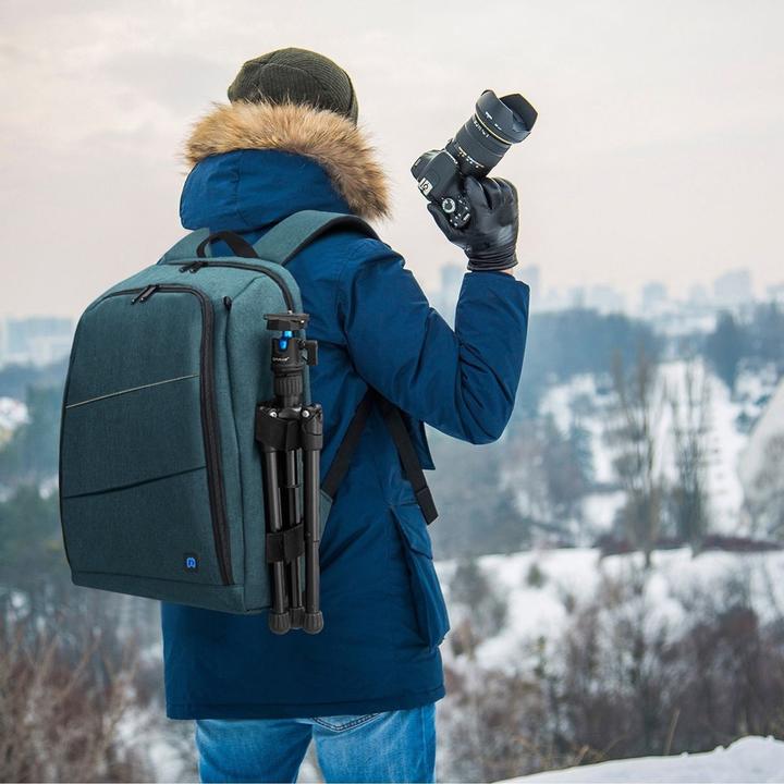 Actual product image König Design Camera photo backpack bag much space for camera + accessories drone rain cover (Camera shoulder bag)