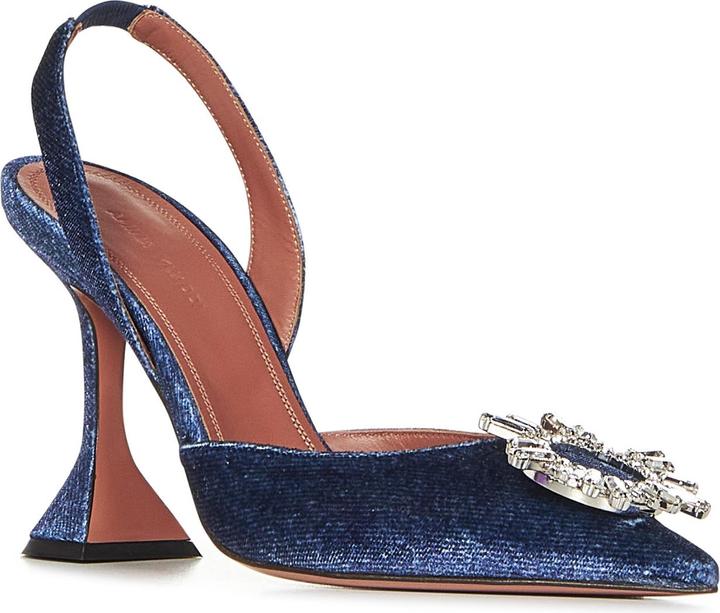 Immagine prodotto Amina Muaddi With Heel Blue (38)