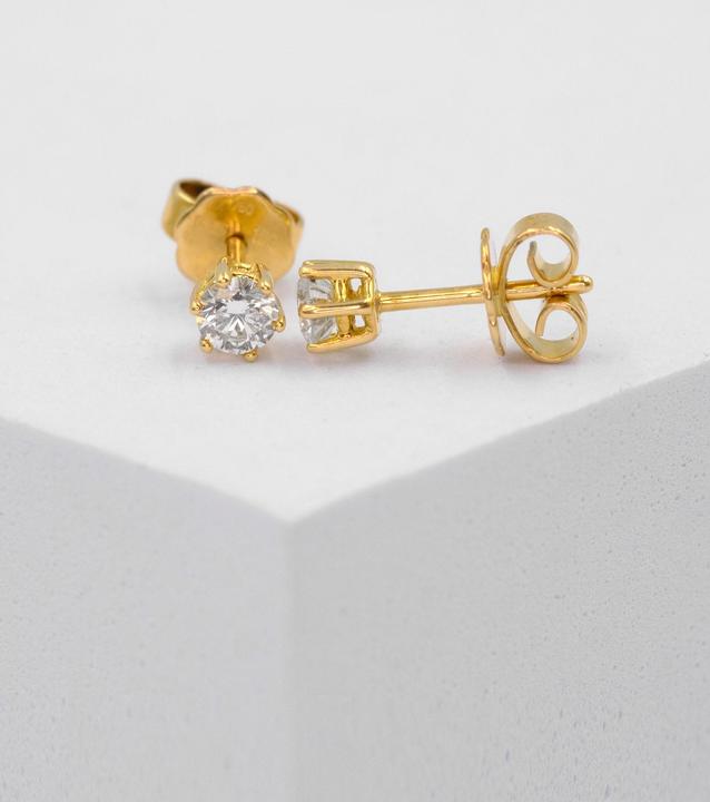 Produktbild Muau Ohrstecker (750/18 K Gelbgold)