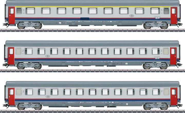 Image du produit Märklin 43523 H0 Coffret de 3 voitures de grandes lignes EC90 Vauban (Piste H0)