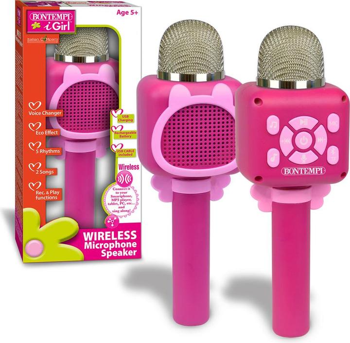 Produktbild Bontempi Karaoke Mikrofon pink