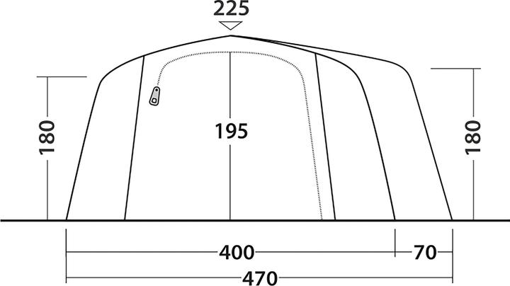 Produktbild Outwell Montana 6 Air (Tunnelzelt, 28.50 kg, 6 Personen)