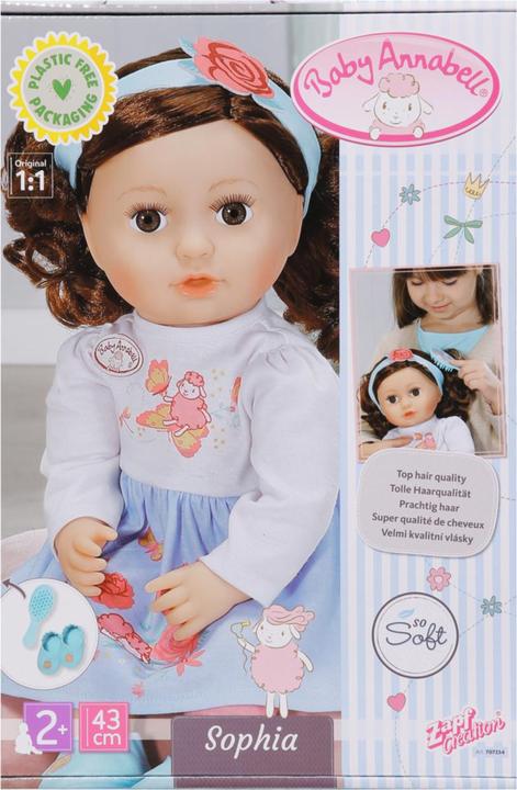 Actual product image Baby Annabell Sophia, br?nett 43cm