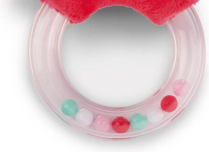 Actual product image NICI Rattle ring MOLANG 11cm on header card