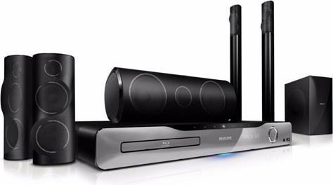 Philips HTS5580, 5.1 Blu-ray Heimkinosystem, 3D, 1000 Watt (200 W)