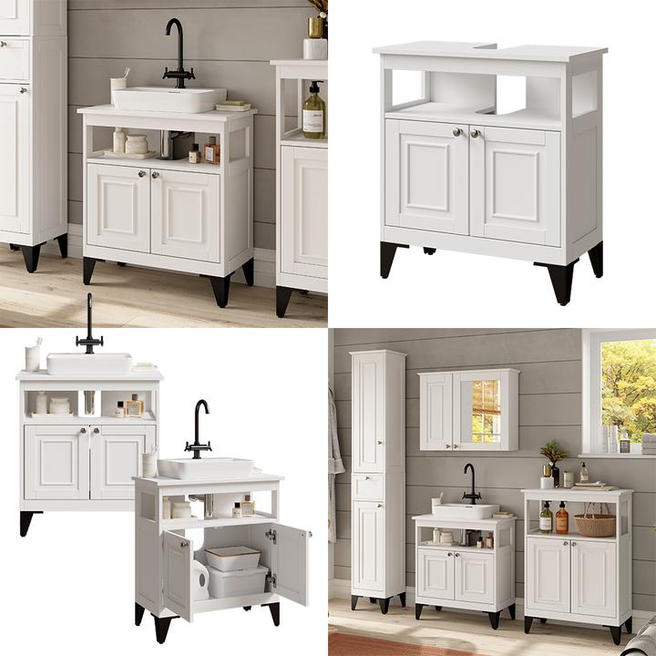 Produktbild Vichy Waschbeckenunterschrank Vanity, Weiss, 60 x 65 cm (60 x 65 x 30 cm)