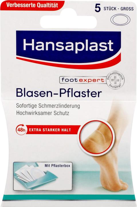 Produktbild Hansaplast Blasen-Pflaster gross für Fersen, 5 St. Pflaster (5 x)