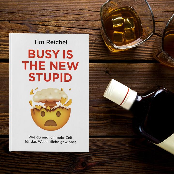 Actual product image Busy is the new stupid (German, Tim Reichel, 2020)
