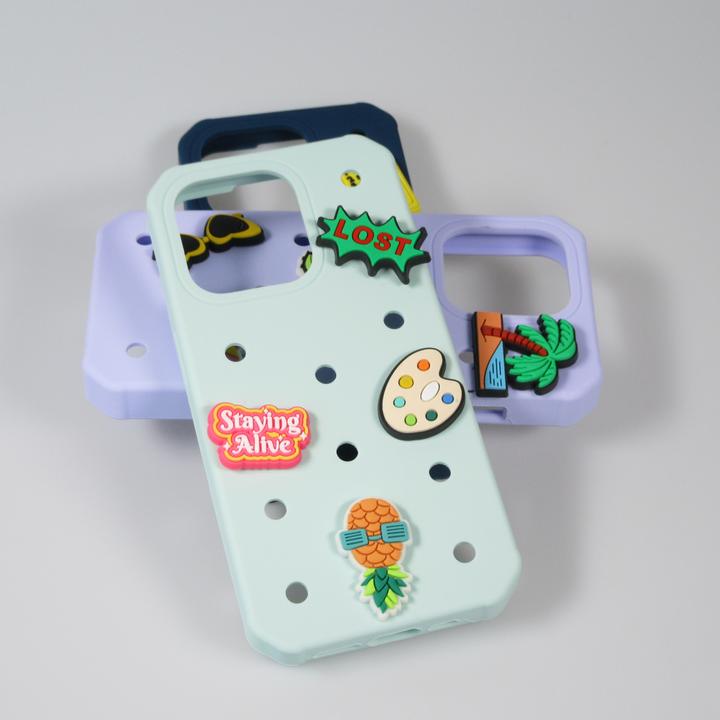 Actual product image PhoneLook Trendy 3D stickers for silicone cover with holes Gamecube controller