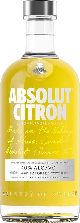 Produktbild Absolut Vodka Citron (1 x 70 cl)