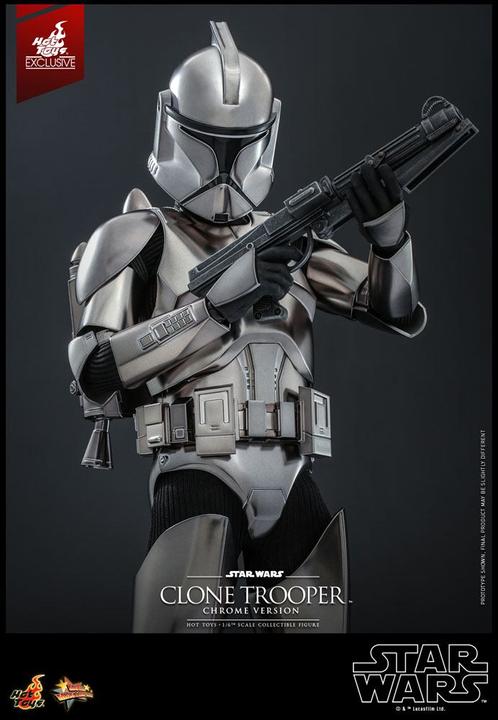 Produktbild Hot Toys Star Wars figurine 1/6 Clone Trooper (Chrome Version) 30 cm