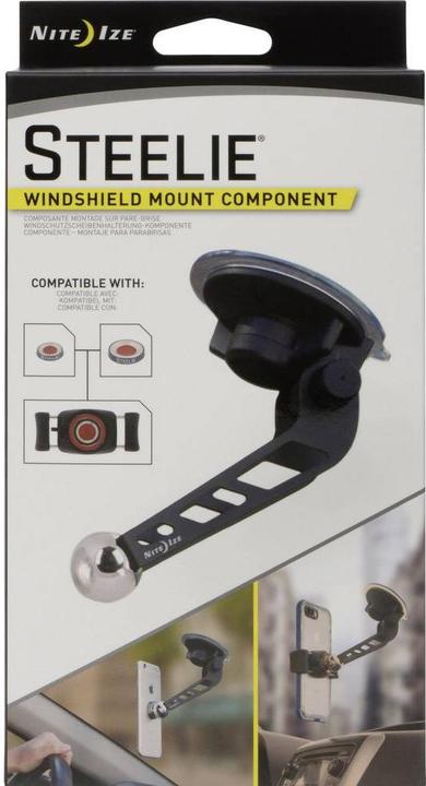 Actual product image Nite Ize Mobile Phone Car Mount Steelie Windshield Mount Suction Cup 360° Rotatable