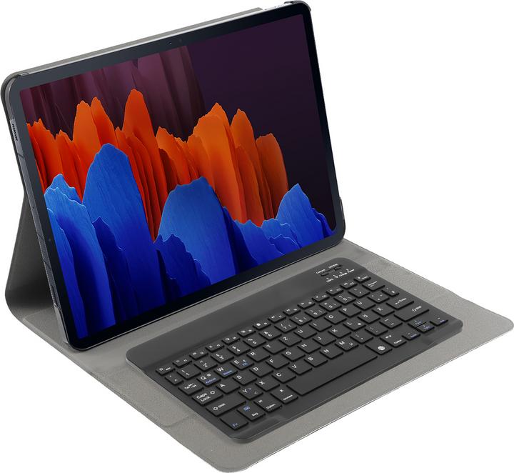 Actual product image Cazy Keyboard case compatible with Samsung Galaxy Tab S7 FE/Tab S7 Plus - Protective case with magnetic (DE, Galaxy Tab S7 FE)