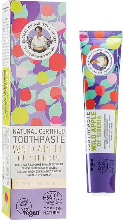 Babushka Agafia Bania Agafii - Toothpaste toothpaste Wild Apple 85ml (85 ml)