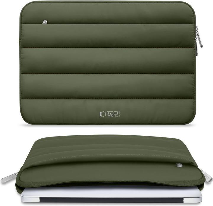 Produktbild Tech-Protect Tech-Protett Fluffy Laptoptasche 13-14 - Grün (14")