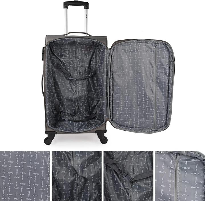 Image du produit Itaca Set de valises (63 l, Bagage à main (jusqu'à 50l), M (50 - 90l))