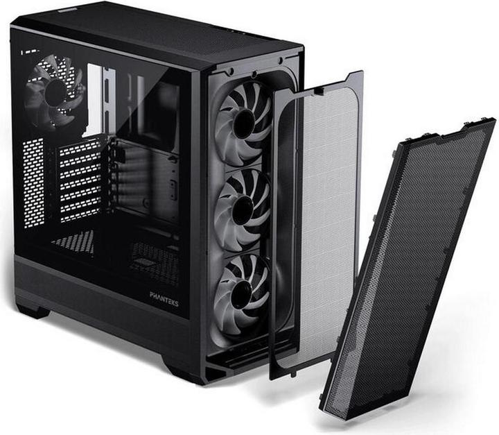 Productafbeelding Phanteks Eclipse G400A Midi-Tower, Tempered Glass, D-RGB - schwarz (mATX, E-ATX, ATX, Mini-ITX)