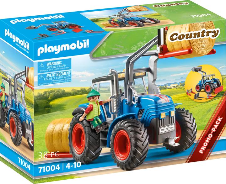 Produktbild Playmobil Grosser Traktor mit Zubehör (71004, Playmobil Country)