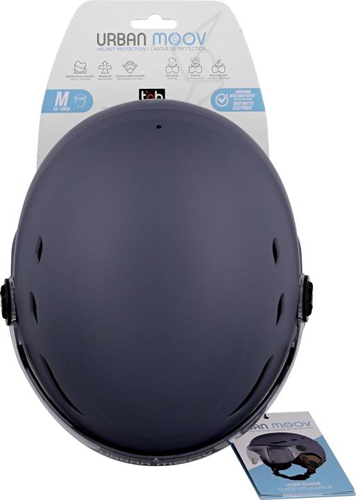 Image du produit T'nB Schutzhelm UMHELMVSBLM M schwarz ink. Visier (54 - 58 cm)