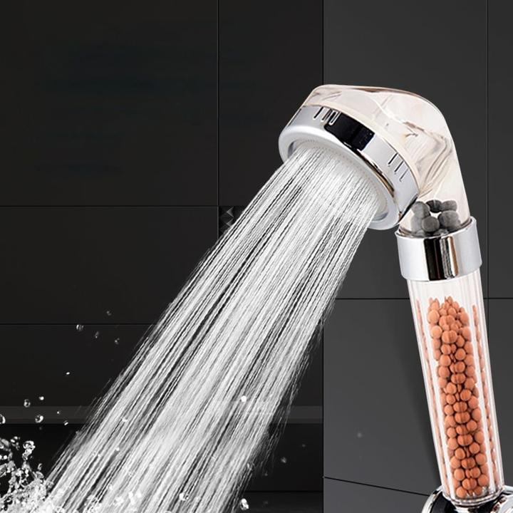 Image du produit JTI Pomme de douche avec perles minérales (3 Types de jets)
