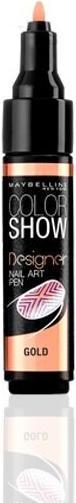 Produktbild Maybelline New York Color Show Designer Nail Art Pen Gold Nail Design Tool for Beautiful Nails (Gold)