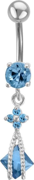 Produktbild Bijouteria Bauchpiercing (Edelstahl, Silber 925, Zirkonia)