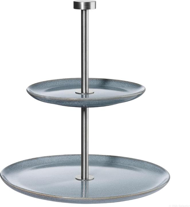 Produktbild ASA Selection Etagere flach, 2 stufig, denim