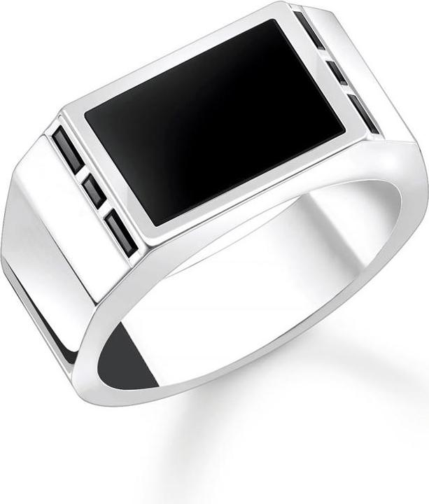 Produktbild Thomas Sabo Ring Schwarz (62, 925 Silber)