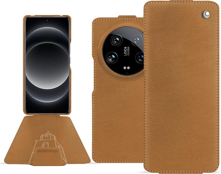 Actual product image Noreve Vertical leather shell (Xiaomi 14 Ultra)