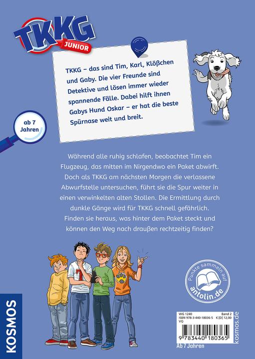 Productafbeelding Kosmos TKKG Junior, 2, Verschollen im Stollen (Duits, Benjamin Schreuder, 2025)