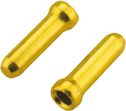 Actual product image Jagwire BOT117-CO Cable Tips, Brake or Shift, gold (500pcs)