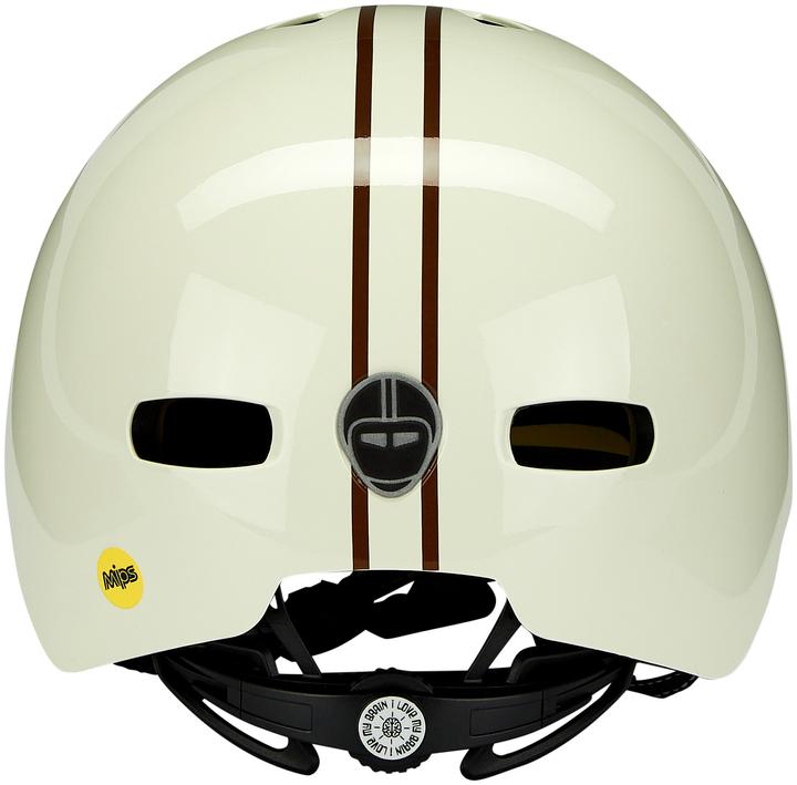 Actual product image Nutcase Street Leather Bound Stripe Gloss Mips (56 - 60 cm)