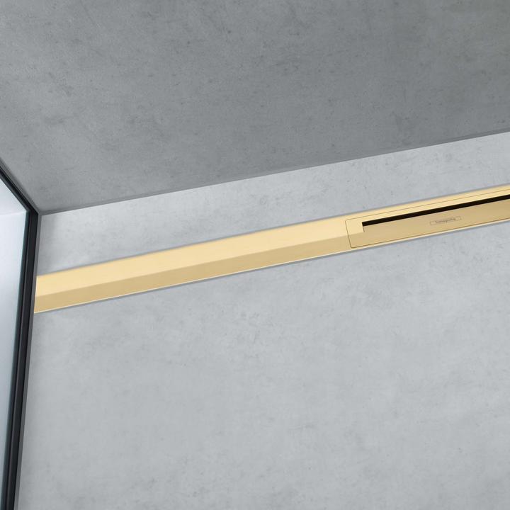 Productafbeelding hansgrohe HG douchegoot RainDrain Flex kb. gratis installatie 900mm gepolijst goud (900 mm)