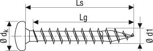 Actual product image Spax Chipboard screws (200 Screws per piece)