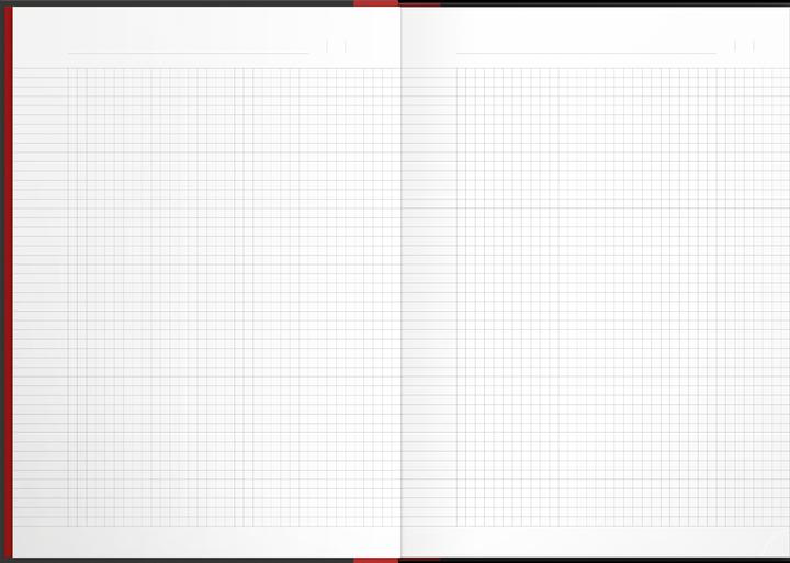 Image du produit Oxford Black 'n Red (A4, Quadrillé, Couverture rigide)