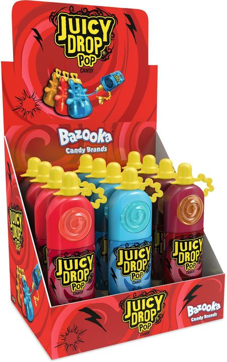 Produktbild Bazooka Lollipop Juicy Drop Pop 12 x 26 g (1 Stk., 682 g)