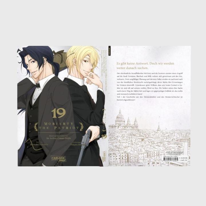 Produktbild Moriarty the Patriot 19 (Deutsch, Hikaru Miyoshi, Ryosuke Takeuchi, 2024)