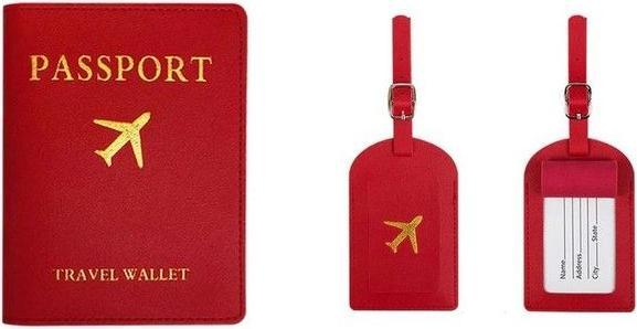 Image du produit MU Style Bundle - Étui de protection pour passeport Denver Series et étiquette de bagage (Porte-monnaie & porte-documents, Housses de protection, Cadenas + étiquette pour bagage)