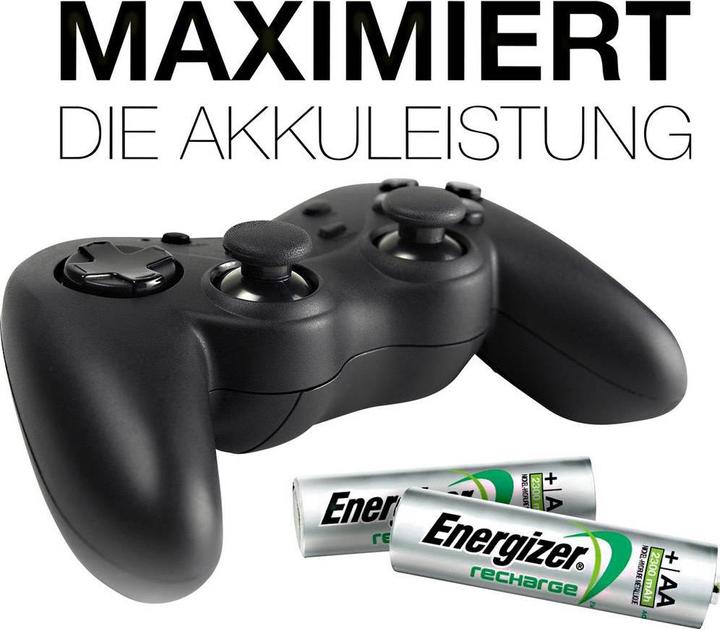 Produktbild Energizer Recharge 1-Hour (4 Stk., AA, AAA, 2300 mAh, Ladegerät inkl. Akku)