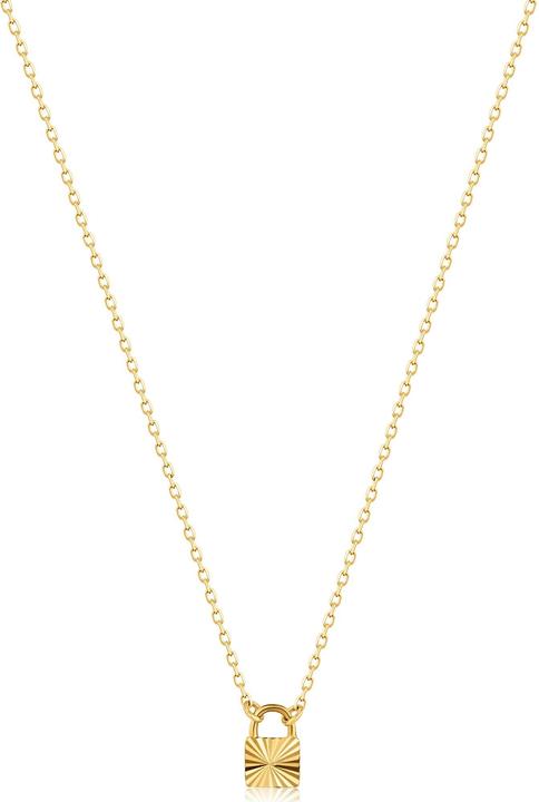 Immagine prodotto Ania Haie Collana con lucchetto in oro 14kt (585 oro giallo, 40 - 45 cm)