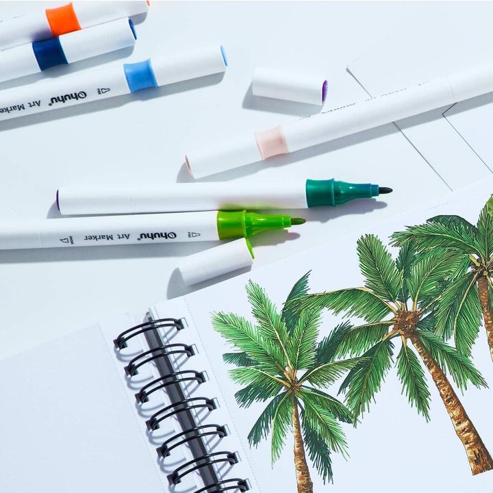 Actual product image Ohuhu Art marker (Multicoloured, 48 x)