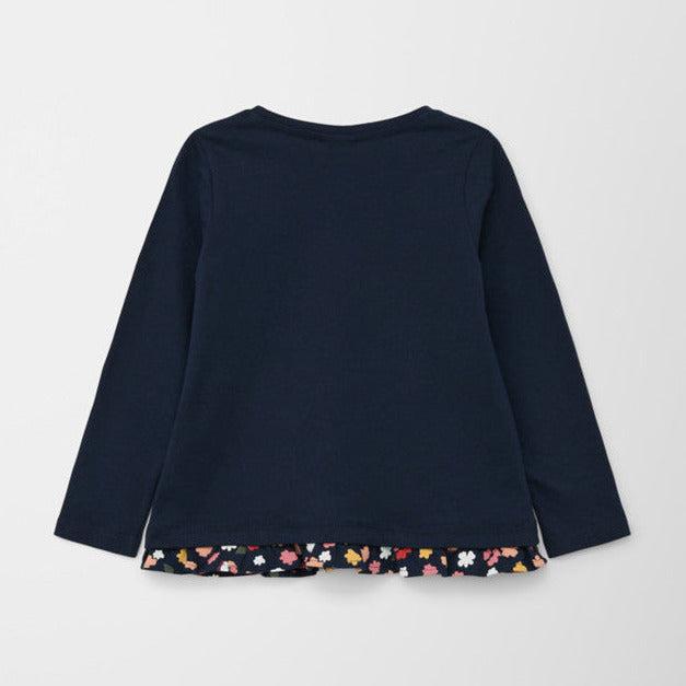 S.Oliver langarm Shirt mit Layering Optik