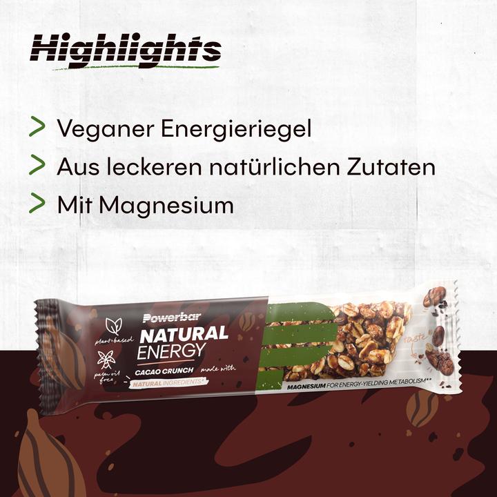 Produktbild Powerbar Natural Energy Cereal (Kakao, Knuspern, 18 Stk., 720 g)