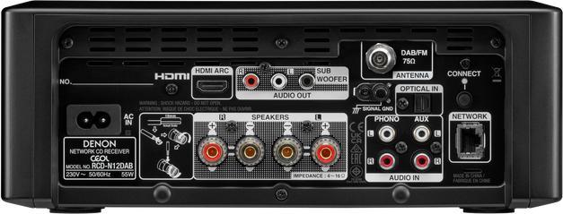 Produktbild Denon CEOL N12 DAB (Multiroom, Spotify Connect, CD Player, 2x 65 W)