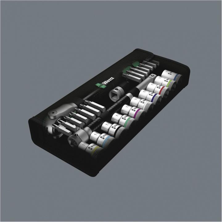 Actual product image Wera 8100 SC 6 Zyklop Speed Ratchet Set (13 mm, 14 mm, 19 mm, 18 mm, 16 mm, 11 mm, 15 mm, 12 mm, 17 mm, 10 mm)