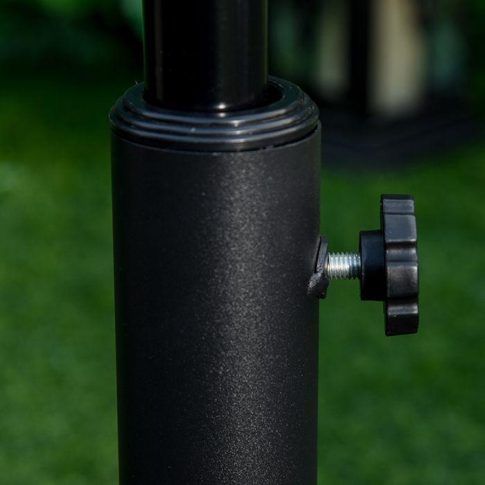 Produktbild Swisshandel24 Sonnenschirmständer 13 kg Ø35/Ø38/Ø48mm Kunststoff + Zement Antik Bronze Ø48 x 34 cm