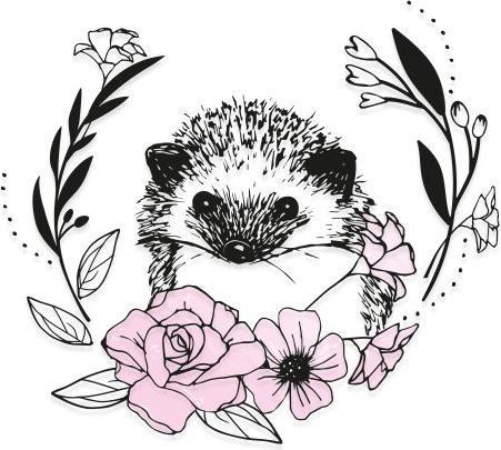 Produktbild Sizzix Transparentes Stempelset mit Schichten 9 Stück - Blumen-Igel von Olivia Rose